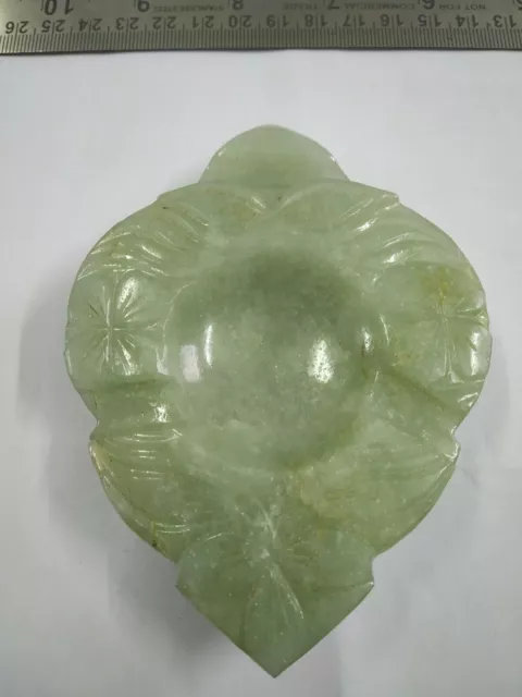 Aventurine Ashtray Green Color 1040 Cts. Beautiful Handmade Natural Gemstone 2