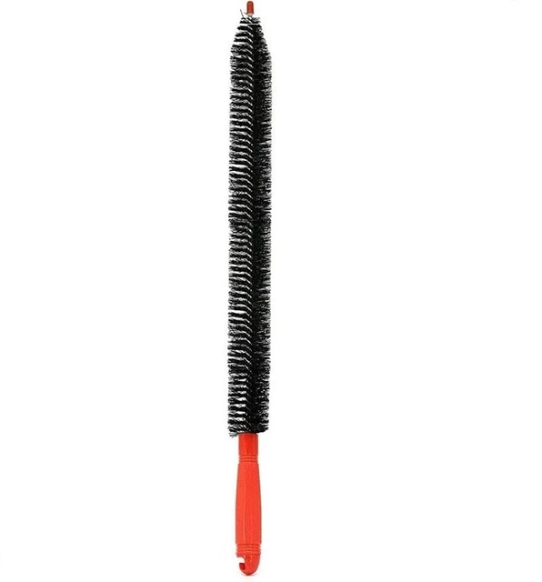 Spazzola Per Tubi Lunga E Flessibile Sinye - 155 Cm, Punte In Nylon, Per Pulizia Frigoriferi, Scarichi, Fognature (Bianca)