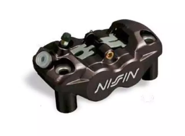 Nissin Right Brake Caliper Pistons Pinza Freno Destra Radiale 4 Pistoni Nero