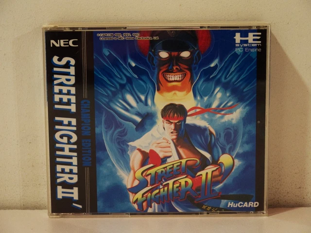 Pop Street Fighter II' Dash Nec PCE Chirashi Promotional Capcom Japan 1992 New Original Item