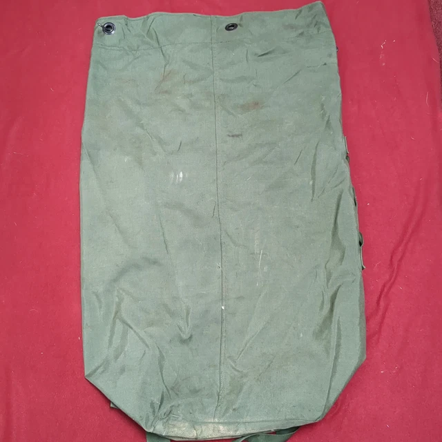 US Military Issue Locking Top Load Nylon Carrying Seabag w Straps Duffle (dfl8)