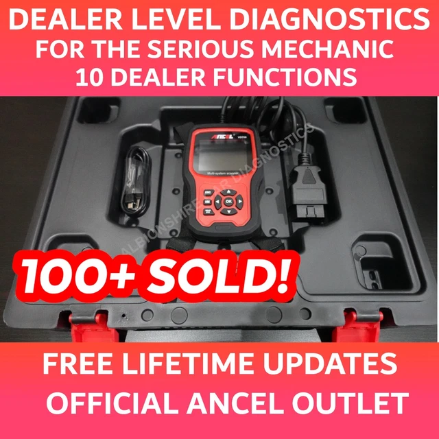 ANCEL VD700 OBD2 Car Diagnostic Tool Scanner Read Fault Codes EPB DPF