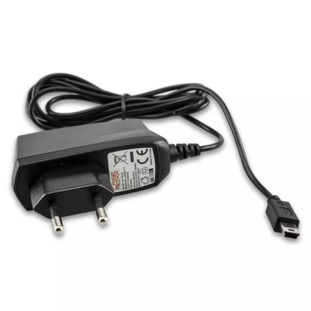 caseroxx Chargeur de navigation pour Garmin nüvi 650 Mini USB câble