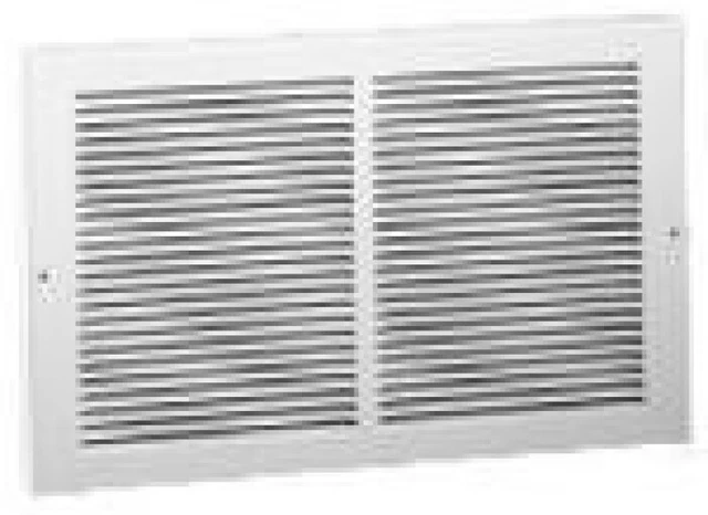 American Metal Products 375W12X6 12 x 6-Inch White Base Intake - Quantity 1