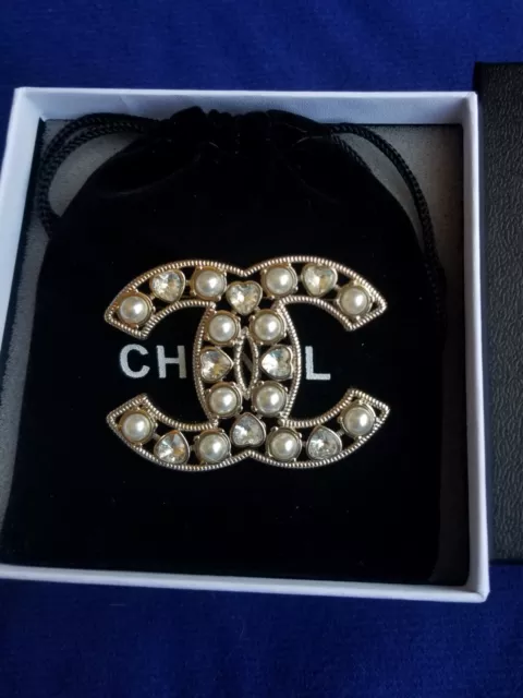 Chanel Pearl Brooch 