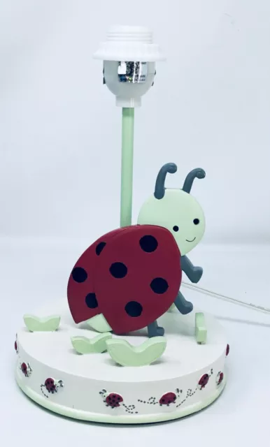 Nursery KidsLine Lady Bug Flower Decorative Bedside  Electric Table Lamp