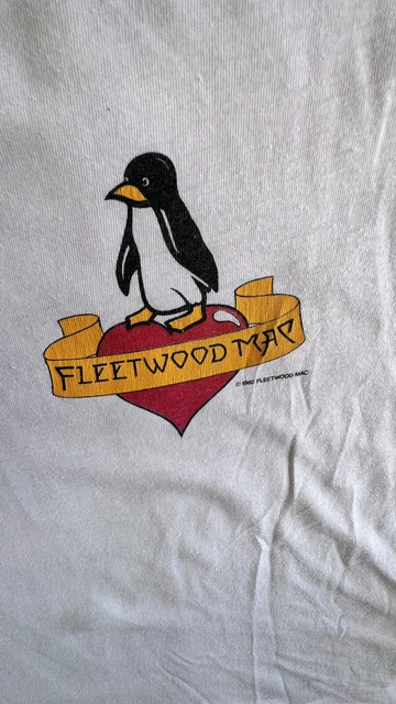 RARE 1982 Fleetwood Mac MIRAGE Vintage Tour Band Rock T-shirt Single Stitch XL RARE 1982 Fleetwood Mac MIRAGE Vintage Tour Band Rock T-shirt Single Stitch XL
