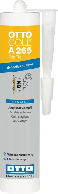 Ottocoll A265 Topfix 310ML El Fixier-Klebstoff para Fijo Adhesivo Piedra