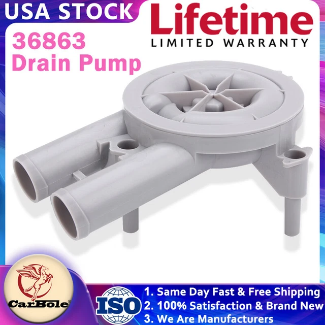 WASHING MACHINE DRAIN Pump For Amana Speed Queen Washer 36863 27001233