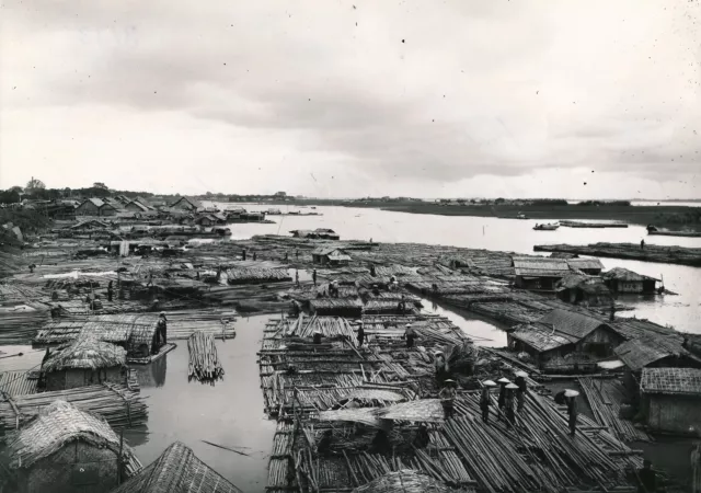 HANOÏ c. 1935 - Marché aux Bambous Tonkin - DIV 7013