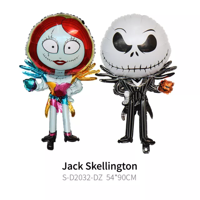 Palloncino Nightmare Before Christmas Halloween Jack Skellington e decorazione Sally 2