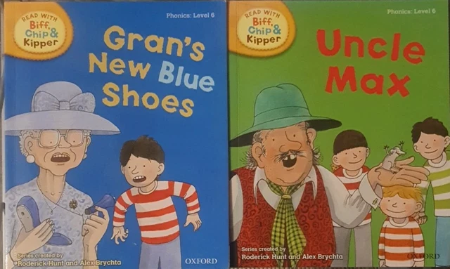 OXFORD READ WITH Biff, Chip and Kipper Phonics Book Bundle Level 6 - 2 ...