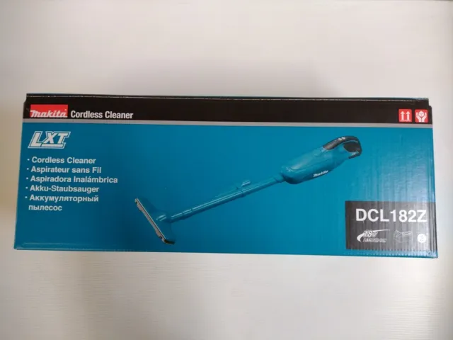 Makita DCL182Z Aspiradora sin Cables Solo 18V Batería y Cargador 088381659420