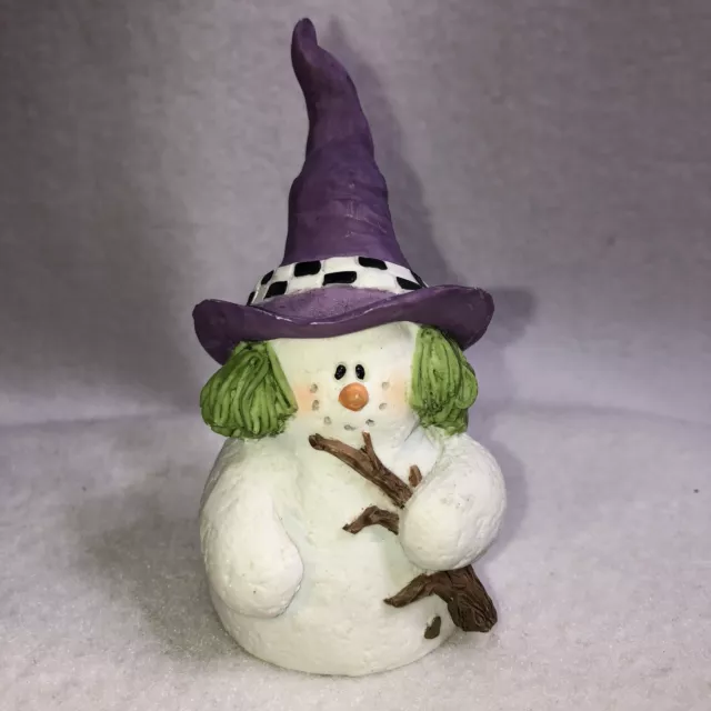 Sarah's Attic SNOWONDERS 6409 October "Witchy" 14E/1470 Halloween Witch Snowman