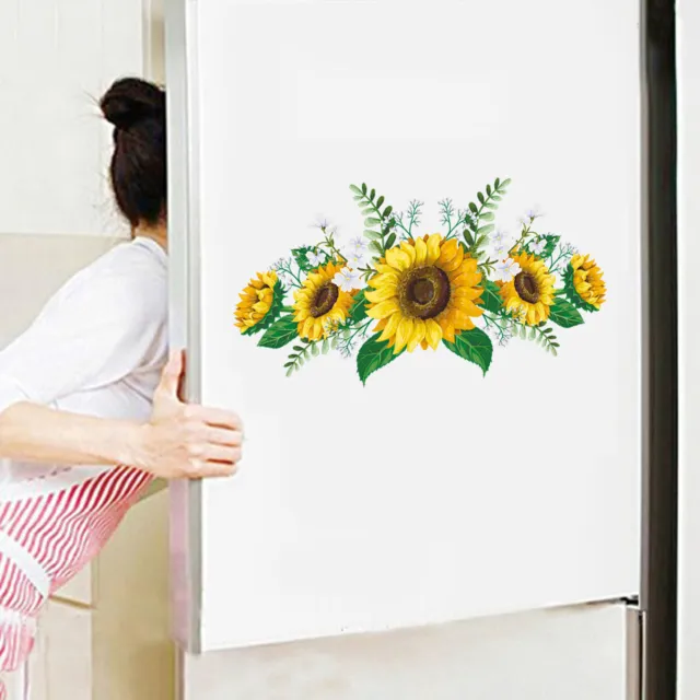 Sunflower DIY PVC Removable Wall Art Sticker Vinyl Decals Room Home Mural Decor