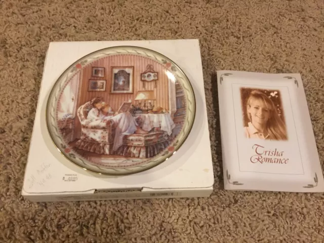 Trisha Romance "Nursery Rhymes ” Limited Edition Plate With Box