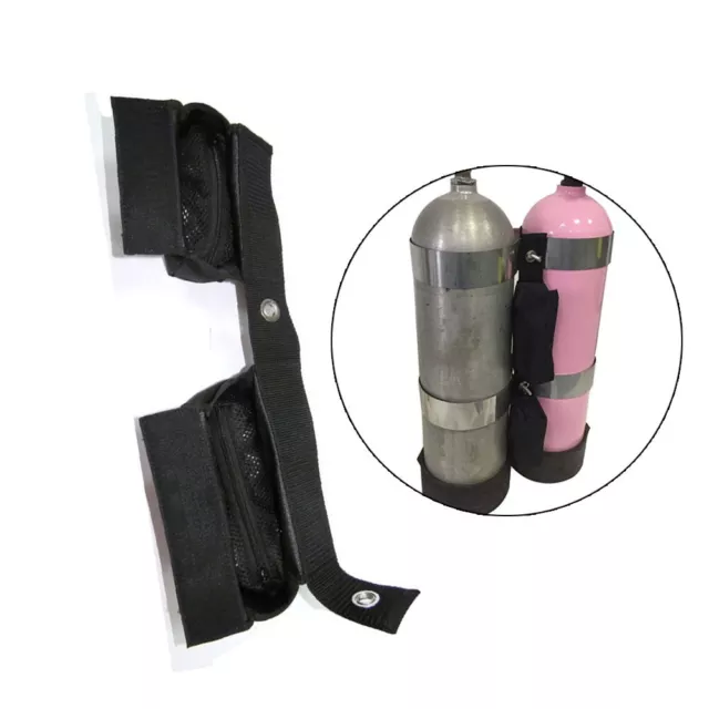 Maximize Stability with Adjustable V Weight Pouch System for Scuba Diving