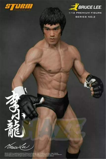 Hot! 19Cm 1Pc Kung Fu Bruce-Lee Chinese Promoter 1/12 Pvc Action Figure Model 2