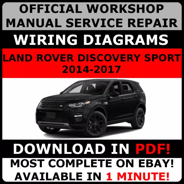OFFICIAL WORKSHOP Service Repair MANUAL LAND ROVER DISCOVERY SPORT 2014-2017 #