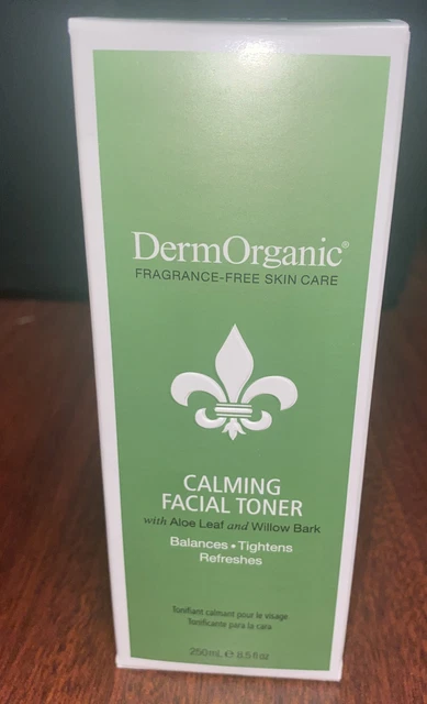 DermOrganic Calming Facial Toner with Aloe Leaf & Willow Bark, 8.5 fl.oz.