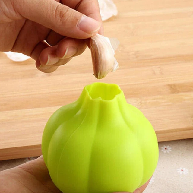 MAGIC SILICONE GARLIC Peeler Peel Useful Easy Kitchen Cooking Tool