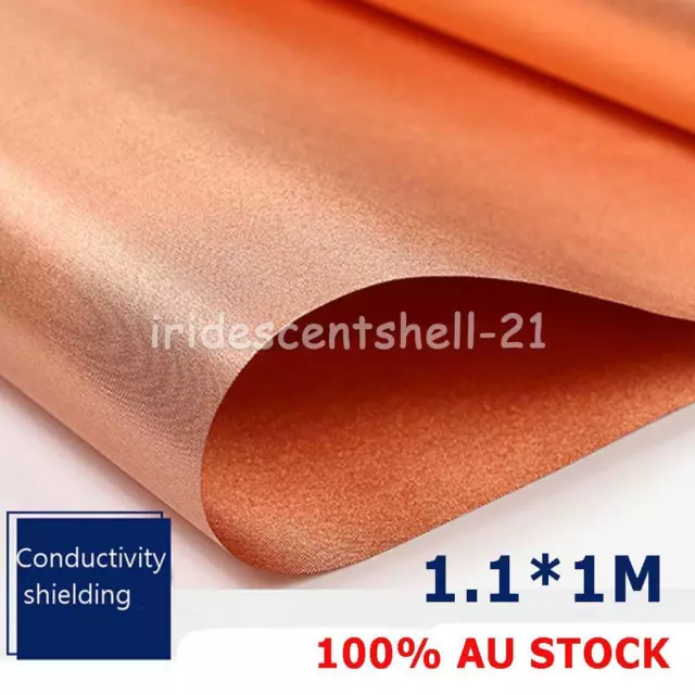 EMF Protection Pure Copper Fabric- RFID EMI RF Shielding Radiation-Proof Cloth