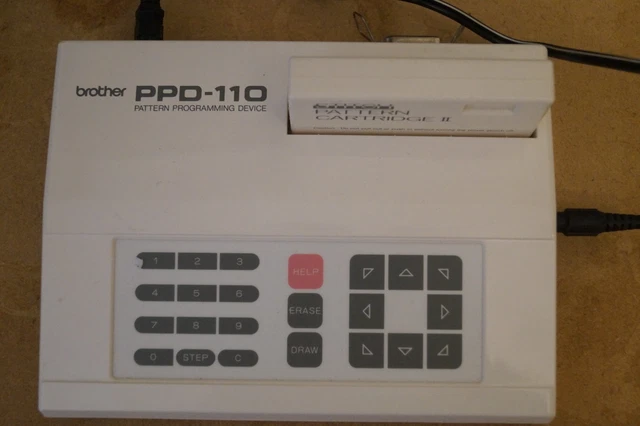 BROTHER PPD-110 PATTERN Programming Device And Stitch Pattern