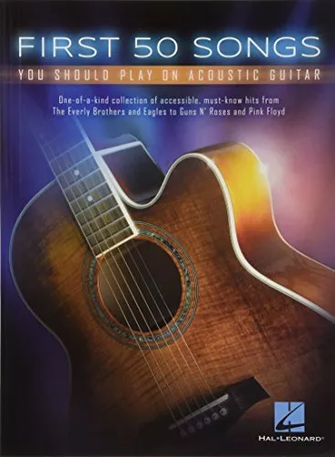 First 50 Songs You Should Play On Acoustic Guitar by Various Book The Cheap Fast