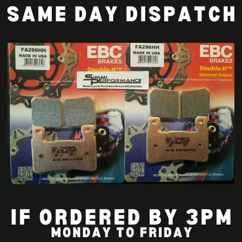 EBC HH Front Brake Pads Honda CBR600 F4 / Sport 2001 2002 2003 2004 2005 2006