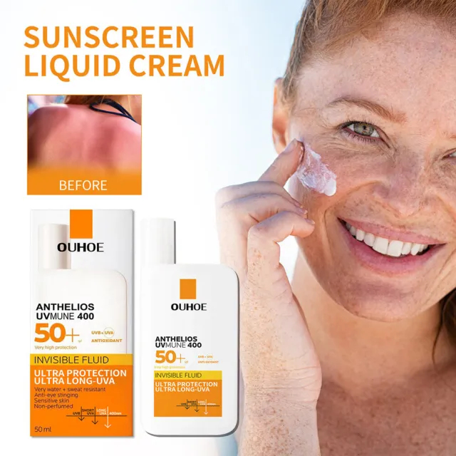 SPF50 + crema solare gel sbiancante crema rinfrescante cura del viso reintegra l'umidità
