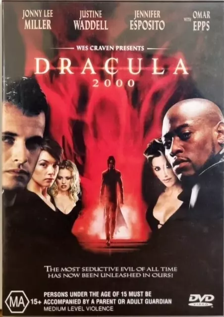 Dracula 2000 (DVD, 2000) Rare OOP, Gerard Butler, Region 4 PAL - Like New