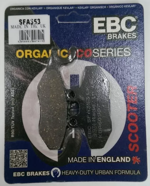 EBC Organic FRONT Disc Brake Pads Fits APRILIA SR125 MOTARD (2012 to 2015)