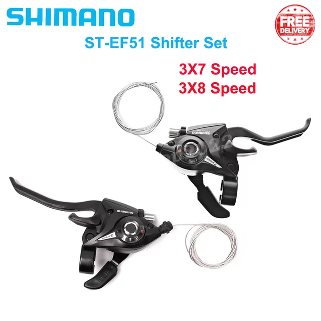 thumbnail image 2 of Shimano Altus ST-EF51 4-Finger V-Brake Shifters - 3 X 7 2 of 11