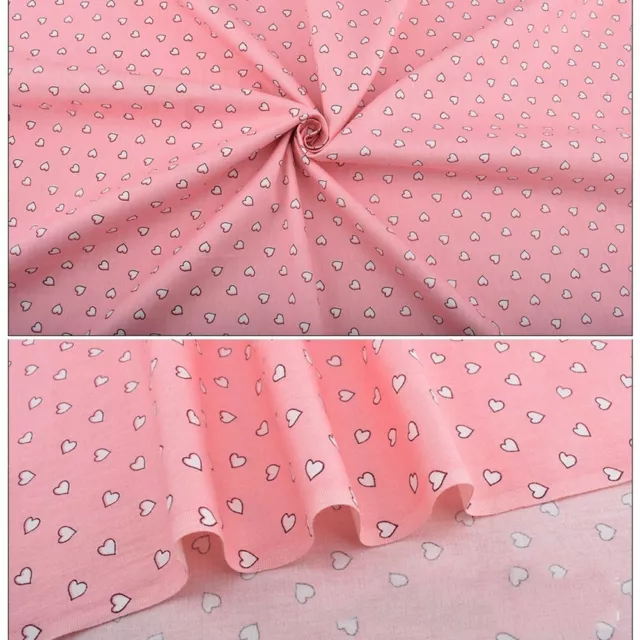 8 pièces ensemble de tissu floral rose imprimé coton pur pour projets patchwor