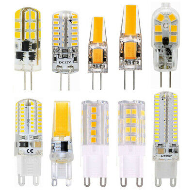 3W 5W 6W 8W 10W G4 12V G9 220V LED Dimmable COB Ampoule Remplacer Lampe Halogène