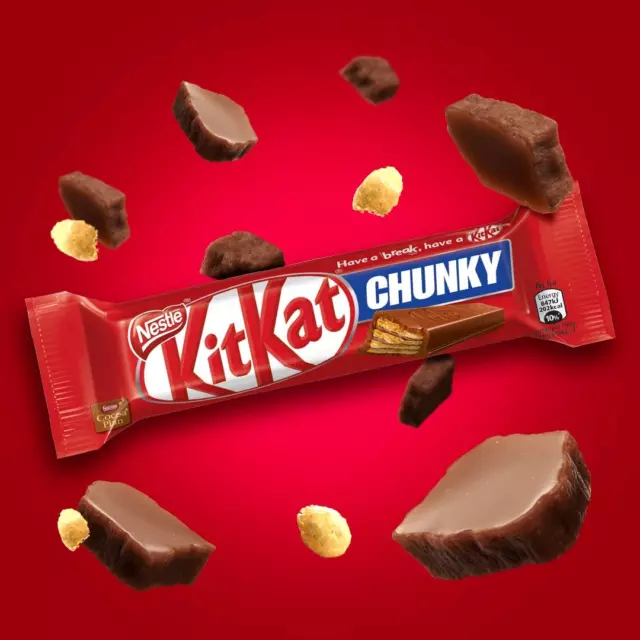 x36 KitKat CHUNKY Snack Di Wafer Ricoperto Di Cioccolato Al Latte