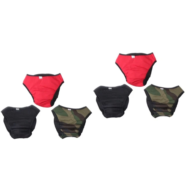6 Pcs Pet Menstrual Pants Wiederverwendbare Hundewindeln Hygieneunterwäsche Für
