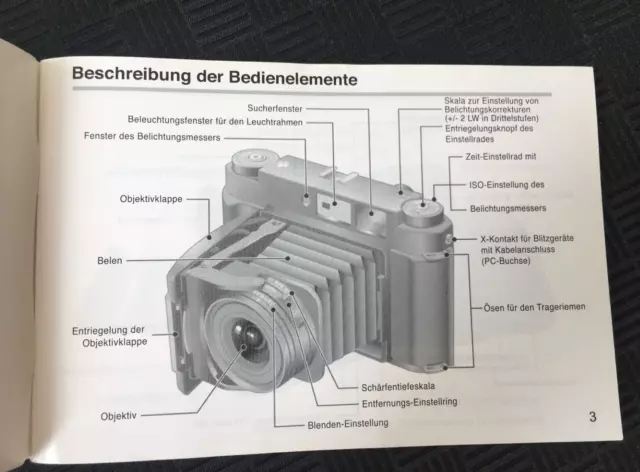 Original Bediennungsanleitung VOIGTLÄNDER BESSA III 667 2