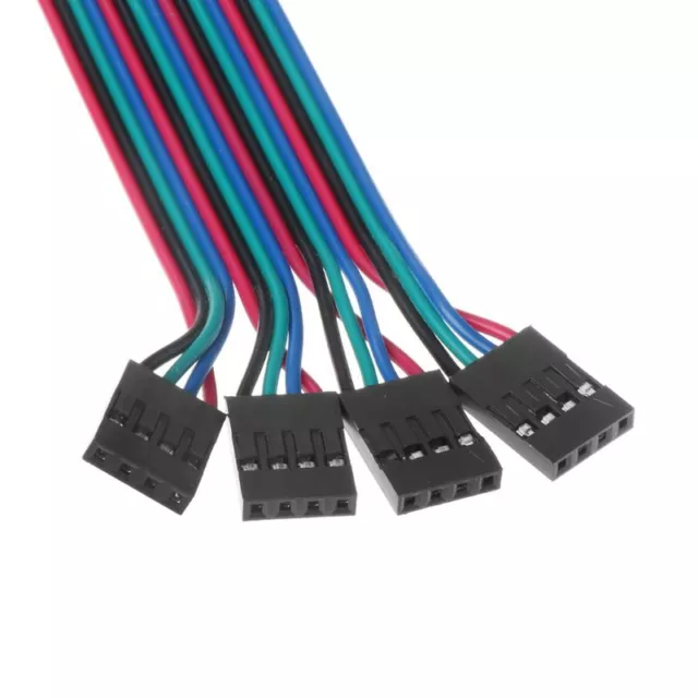 4pcs 100cm 4pin Stepper Motor Cables XH2.54 Terminal Wire For 3D Printer d 3