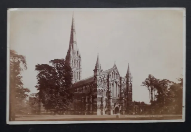 Salisbury Cathedral - Wiltshire RP postcard