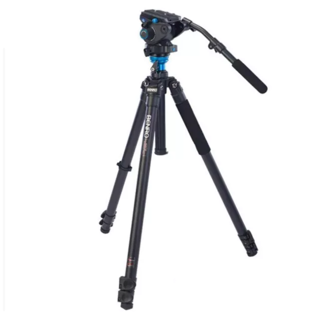 Benro A3573FS6 Series 3 Aluminium Video Tripod With S6 Head And Flip Lock