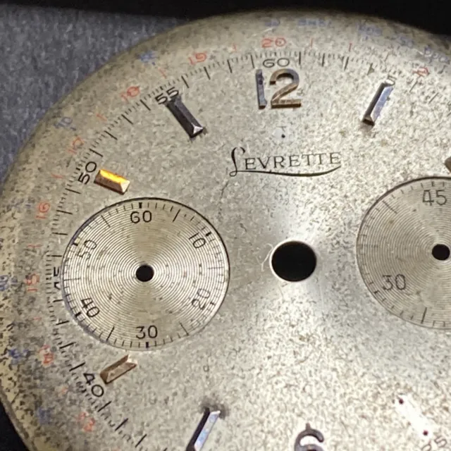 VINTAGE SWISS WATCH Levrette Chronograph Dial $10.29 - PicClick