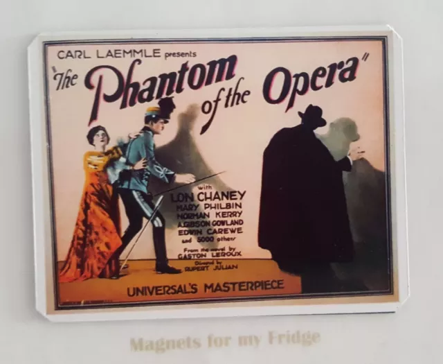 Vintage Phantom Of The Opera Advertising Poster Fridge Magnet - M734 Pdf