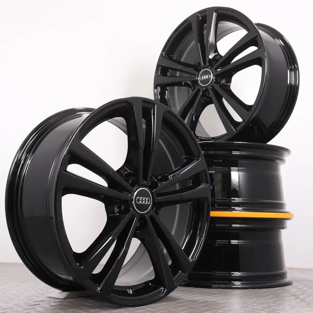 jantes en aluminium 18 pouces Audi A3 S3 8V jantes originales noir 7,5x18 ET51 8 jantes en aluminium 18 pouces Audi A3 S3 8V jantes originales noir 7,5x18 ET51 8