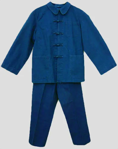 Costume Bleu De Chine Dengri Anticher Filou Shanghai All Sizes