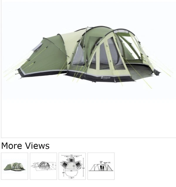 OUTWELL HARTFORD XL tent for sale very good condition used a