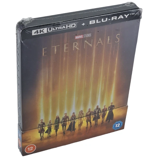 Eternals 4K Ultra HD Blu-ray SteelBook Zavvi Exclusive Disney Region free VF Neu