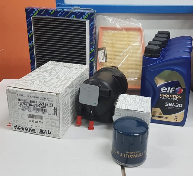 KIT Tagliando 4 Filtri + Liquido Lavavetri Omaggio Per FIAT CROMA 1.9 MJT 16V (150 CV) - Filtro Aria, Olio, Carburante, Abitacolo