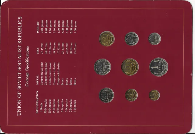 Coin Sets of All Nations USSR Russia All 1976 20 Kopeck UNC w/card Cat -$600+ 2