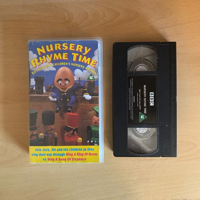 NURSERY RHYME TIME, Children’s Nursery Rhymes VHS VIDEO BBC £15.99